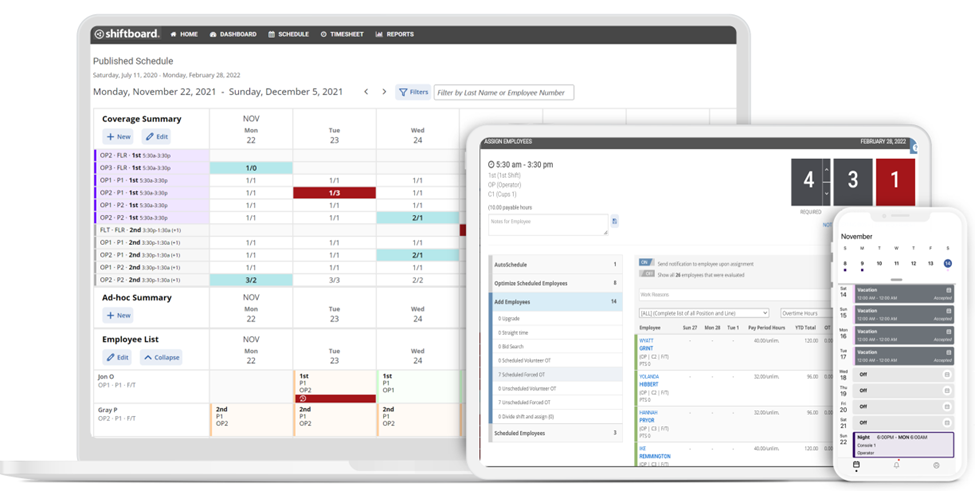 Employee Scheduling Software Shiftboard