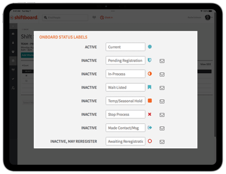 Onboarding Status